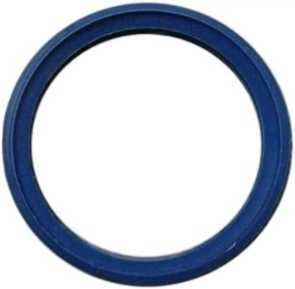 Blaue Lippendichtung von Bosch, kreisförmig, mit glatter Oberfläche und mittlerem Durchmesser.
